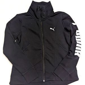 🌷Women's Black Puma Zip up size medium